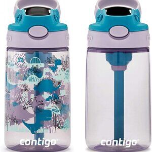 Contigo Kid's 14 oz. AutoSpout Straw Water Bottle with Easy-Clean Lid 2-Pack